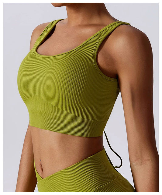 Cross Back Seamless Yoga Set